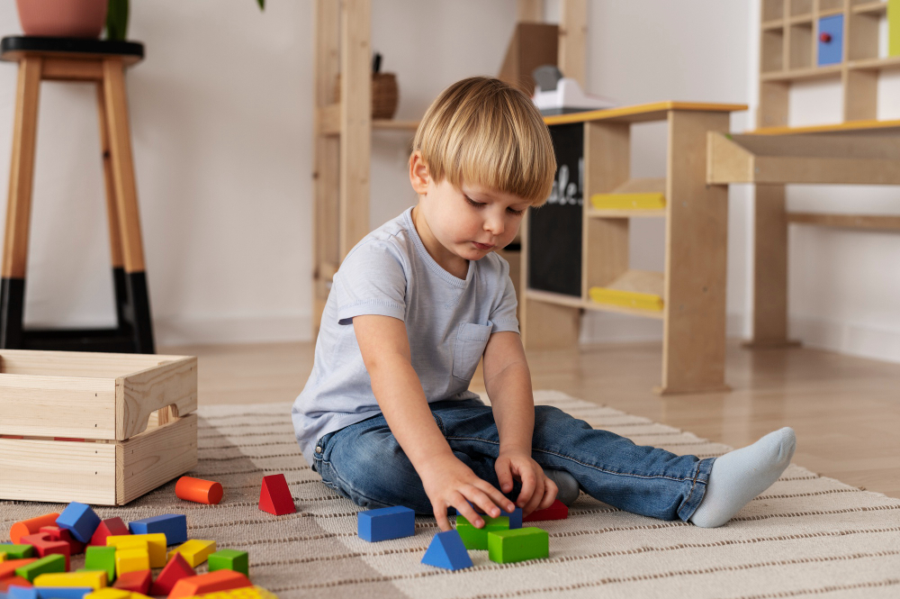 enfant développe ses sens et apprend à gérer ses émotions